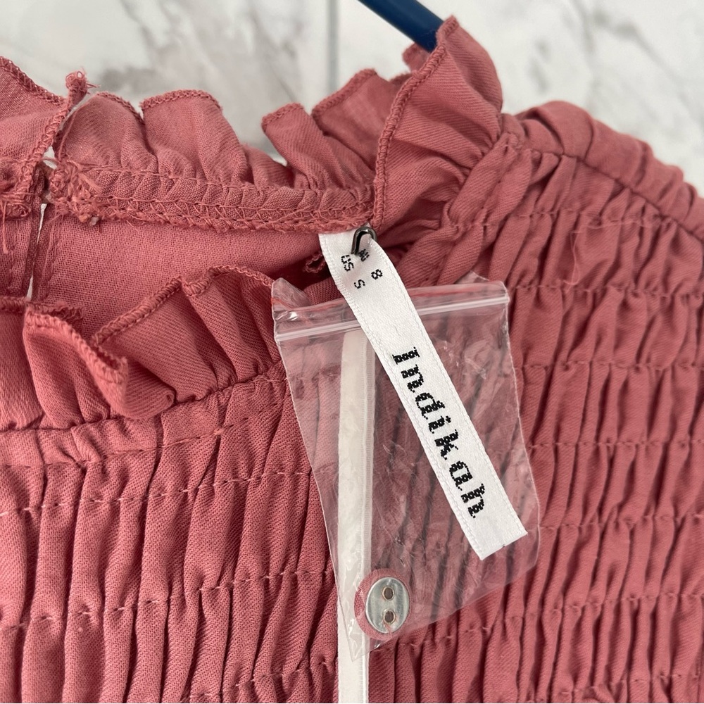 NWT Rose Ruffled Mini Dress - Picture 2 of 4